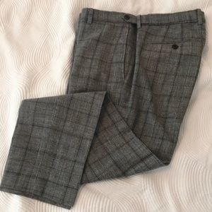 Banana Republic wool blend grey trousers